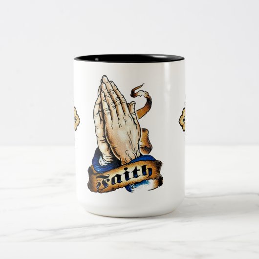 Faith Zweifarbige Tasse (Mittel)