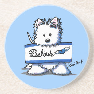 FAITHeful Westie Hund Untersetzer