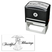 Faithful Blessing Angel Permastempel (Beispiel)