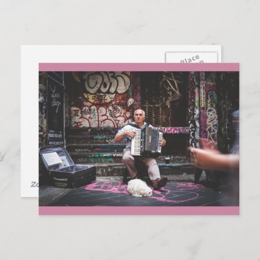 Faithful Companion Dog Postcard Postkarte (Vorne/Hinten)