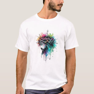 Faithful Cross: Inspiration Jesus T - Shirt" T-Shirt