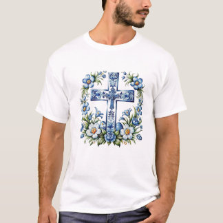 Faithful Cross: Inspiration Jesus T - Shirt" T-Shirt
