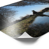 Faithful Farm Hund Fotodruck (Ecke)