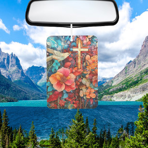 Faithful Freshness: Christliches Kreuz in ruhiger  Autolufterfrischer