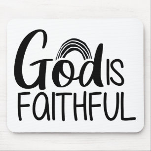 Faithful Gospel Graphics Faith Art Christliche Fan Mousepad
