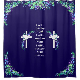 Faithful Journey Shower Curtain Duschvorhang