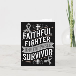 Faithful Kämpfer Survivor Diabetes Bewusstsein Karte