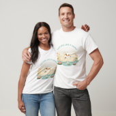 Faithful Like a Swan – Cute Swan Couple Illustrati T-Shirt (Unisex)
