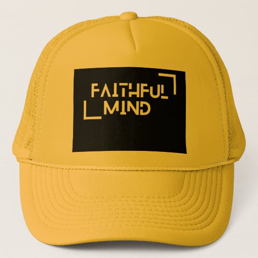 Faithful Mind Hat Truckerkappe (Vorderseite)