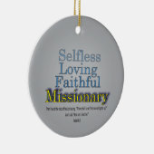 Faithful Missionary Ornament Aus Metall (Rechts)