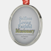 Faithful Missionary Ornament Aus Metall (Links)