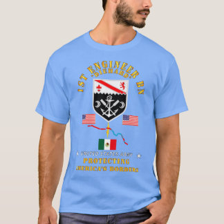 Faithful Patriot 1st Engineer Bn Protection Boder T-Shirt