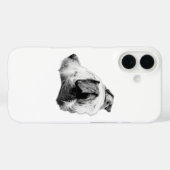 Faithful Profile Lines Case-Mate iPhone Hülle (Rückseite (Horizontal))