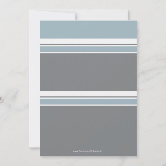 Faithful Religious Occasion Einladung (Rückseite)