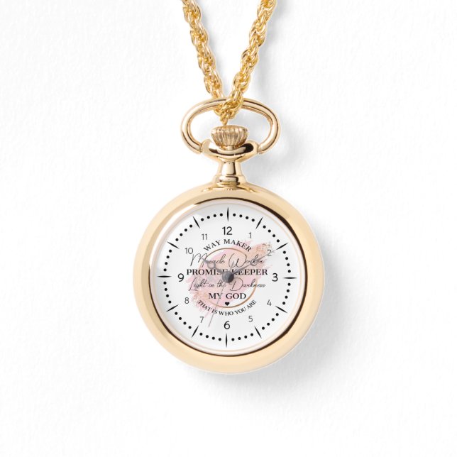 Faithful Timekeeper Pendant Armbanduhr (Vorderseite)