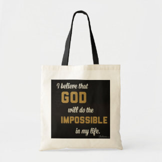Faithful Tote Bag - Ich glaube, Gott wird die Impo Tragetasche