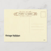 Faithful Valentine Blume Feiertagspostkarte (Rückseite)