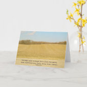 Faithness & Rechtschaffenheit - leere Scripterkart Karte (Gelbe Blume)