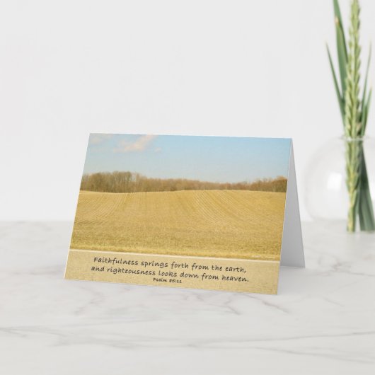 Faithness & Rechtschaffenheit - leere Scripterkart Karte (Vorderseite)