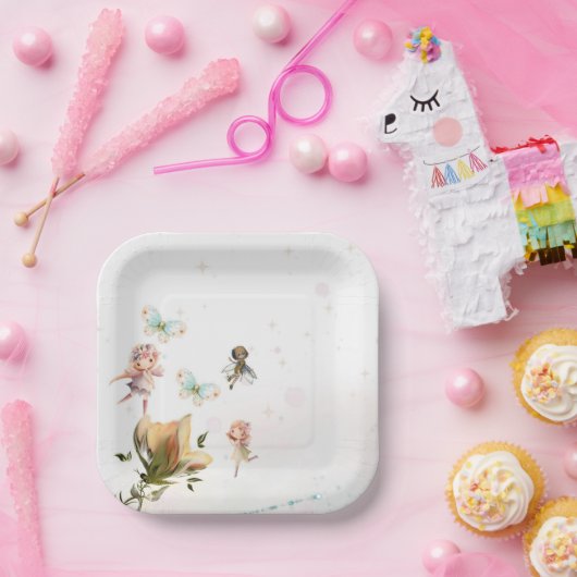 Faiys und Fantasy-Teller Pappteller (Party)