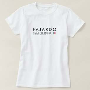 Fajardo Puerto Rico T-Shirt Koordinaten T-Shirt