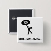 Fajita-Liebhaber Button (Vorne & Hinten)
