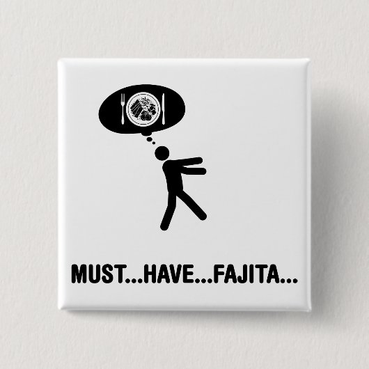 Fajita-Liebhaber Button (Vorderseite)