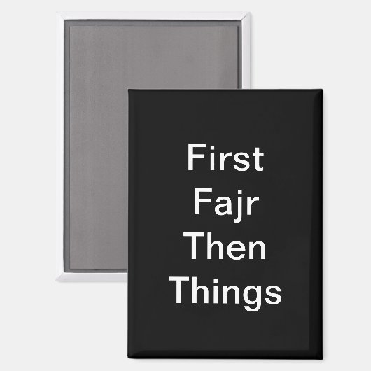 Fajr First Magnet (Vorderseite/Rückseite)