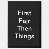 Fajr First Magnet (Vorderseite)