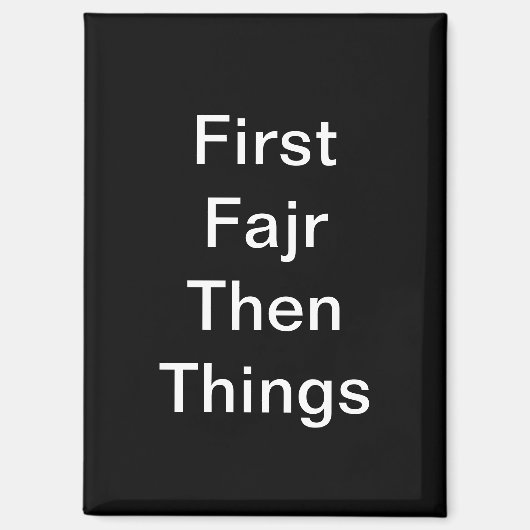 Fajr First Magnet (Vorderseite)