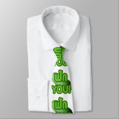 FAK DICH! ... Grüner Squash (Winter Melon) Krawatte (Gebunden)