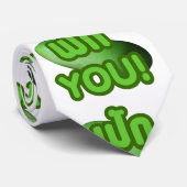 FAK DICH! ... Grüner Squash (Winter Melon) Krawatte (Gerollt)