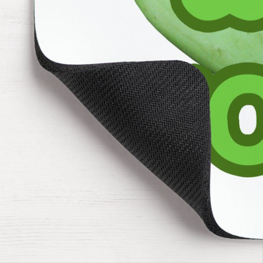 FAK DICH! ... Grüner Squash (Winter Melon) Mousepad (Ecke)