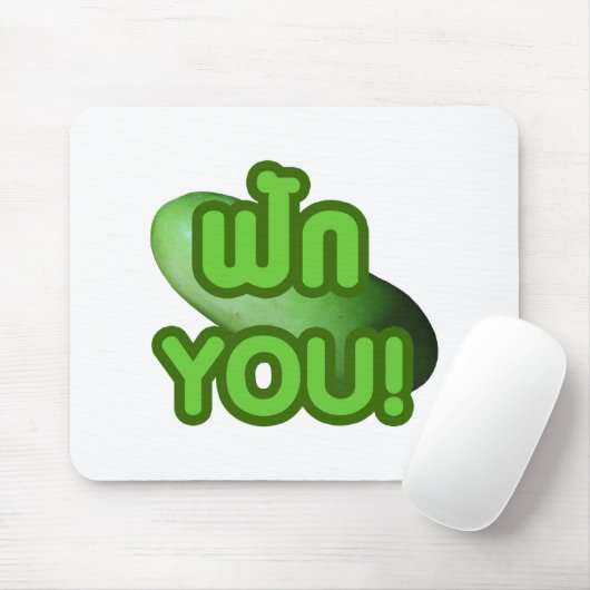 FAK DICH! ... Grüner Squash (Winter Melon) Mousepad (Mit Mouse)