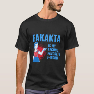 Fakakta ist mein zweitliebster F-Wort Jiddisch Jüd T-Shirt