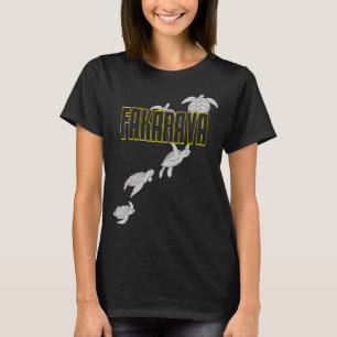 Fakarava Meeresschildkröten Tauchen mit Schildkröt T-Shirt