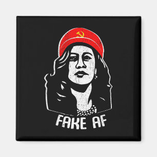 Fake Af Kamala Harris Kommunismus Spaß Männer Magnet