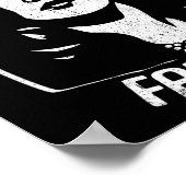 Fake Af Kamala Harris Kommunismus Spaß Männer Poster (Ecke)