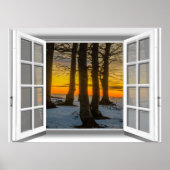 Fake-Ansicht des Sunset Scans 3D Poster (Vorne)