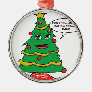 Fake-Baum Silbernes Ornament