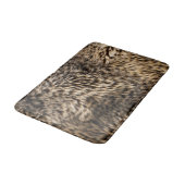 Fake Brown Fur Badematte (Schrägansicht)