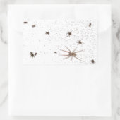 Fake Bugs auf dem Bildschirm oder auf der Seite Rechteckiger Aufkleber (Tasche)