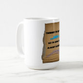 Fake Bum™ - Wirtschaftsblume - Tasse (Vorderseite Links)