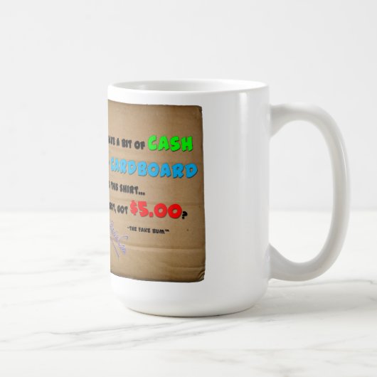 Fake Bum™ - Wirtschaftsblume - Tasse (Rechts)