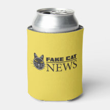 Fake Cat News Coozie