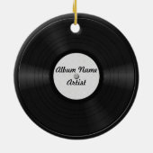 Fake Custom Vinyl Record Keramik Ornament (Hinten)