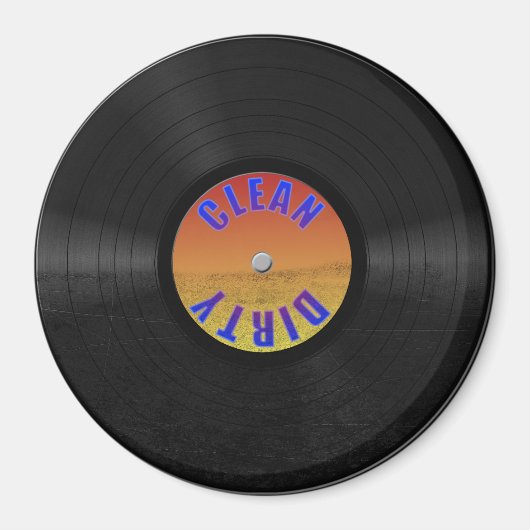 Fake Custom Vinyl Record Magnet (Vorne)