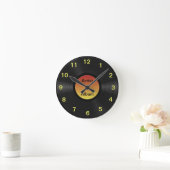 Fake Custom Vinyl Record Runde Wanduhr (Zuhause)