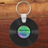 Fake Custom Vinyl Record Schlüsselanhänger (Vorderseite)