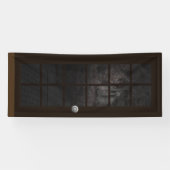 Fake Door Ghost Halloween Spuk House Prop Banner (Horizontal)